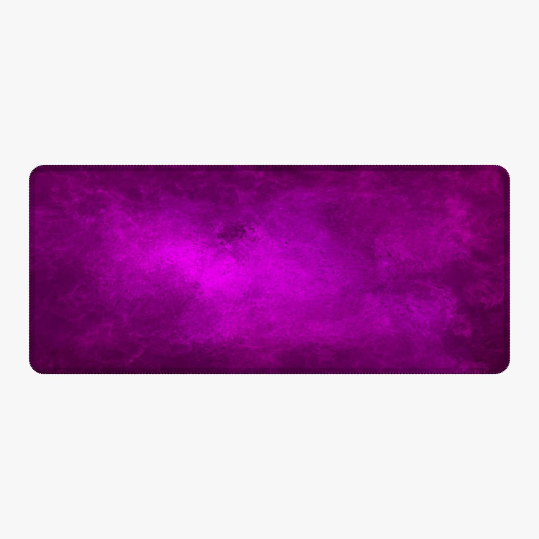Silent Monsters Mauspad XXL 900 x 400 mm grosses Mousepad lila - Vernähter Rand - rutschfest - für G