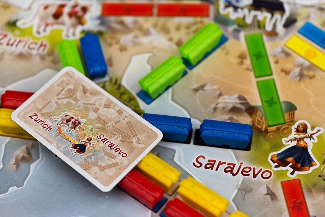 Asmodee Italien 8516 – Ticket to Ride ersten Reise Edizione Italiana TTR: First Journey, TTR: First
