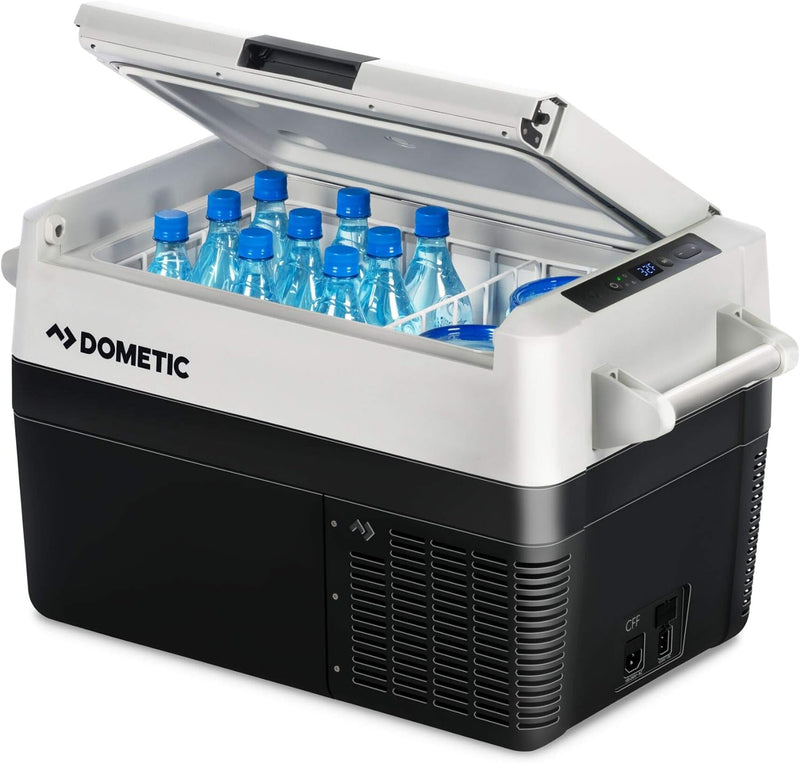 DOMETIC CoolFreeze CFF 35, tragbare elektrische Kompressor-Kühlbox, 34 Liter, 12/24 V und 230 V für