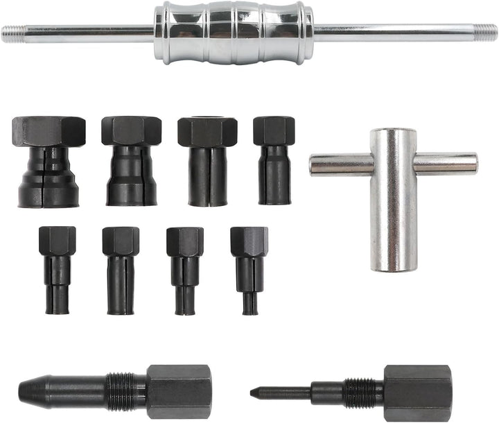 12 TLG Motorrad-Blindinnenlager-Abzieher-Werkzeug-Set 8-32 mm | mit Gleithammer und Antriebsstifte F