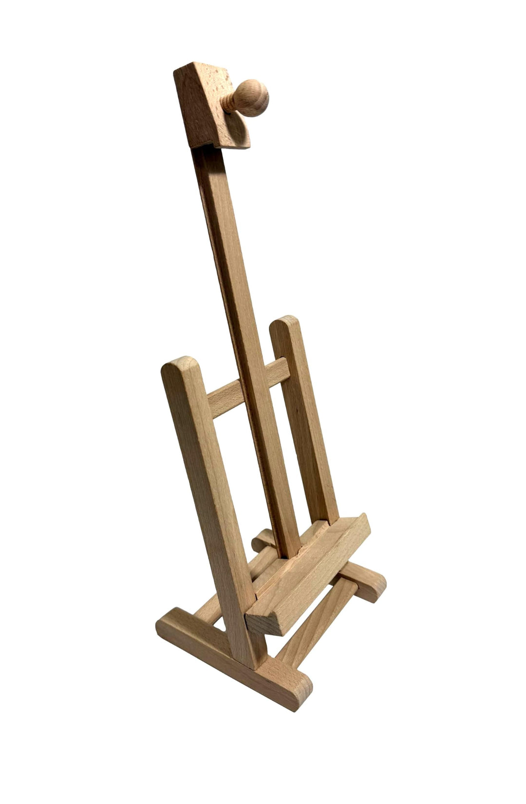 Wooden World – Holzstaffelei 40 cm – Verstellbare Tischstaffelei für Malerei und Präsentation – Stän