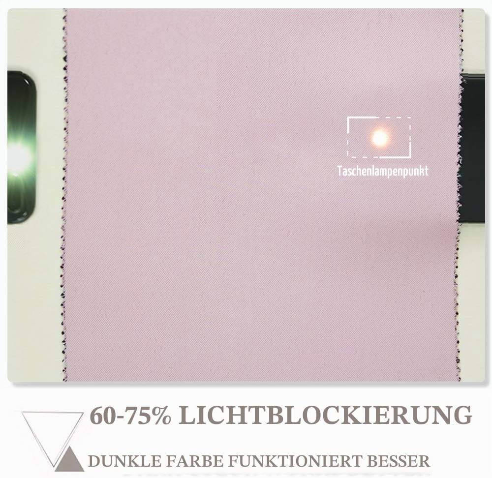 PONY DANCE Kinderzimmer Gardinen mit Kräuselband 2er Set H 145 x B 140 cm Thermo Vorhang Blickdicht