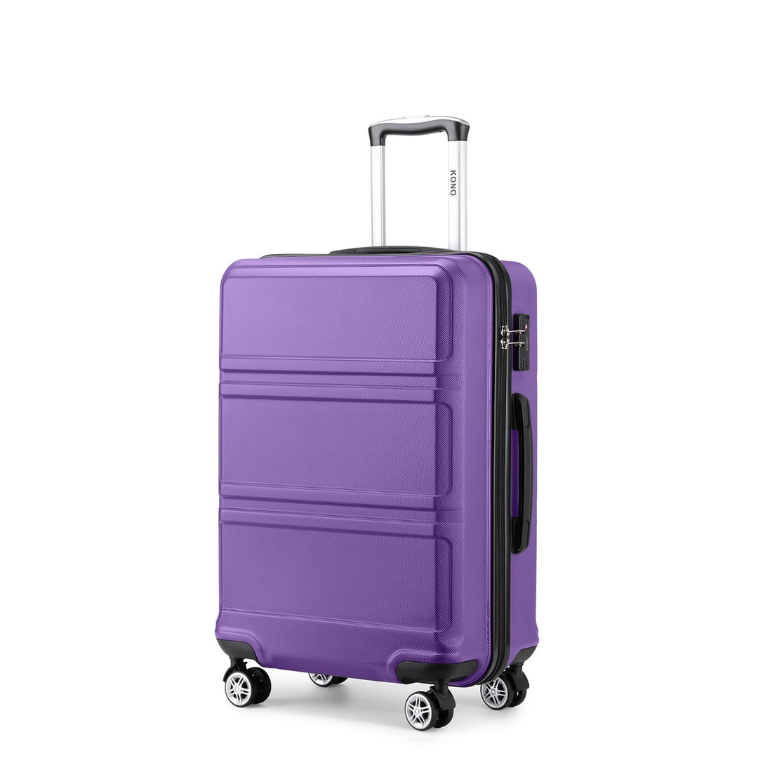 Kono Koffer Trolley Hartschale Handgepäck Zwillingsrollen Leichtgewicht ABS Kabinentrolley Reisekoff