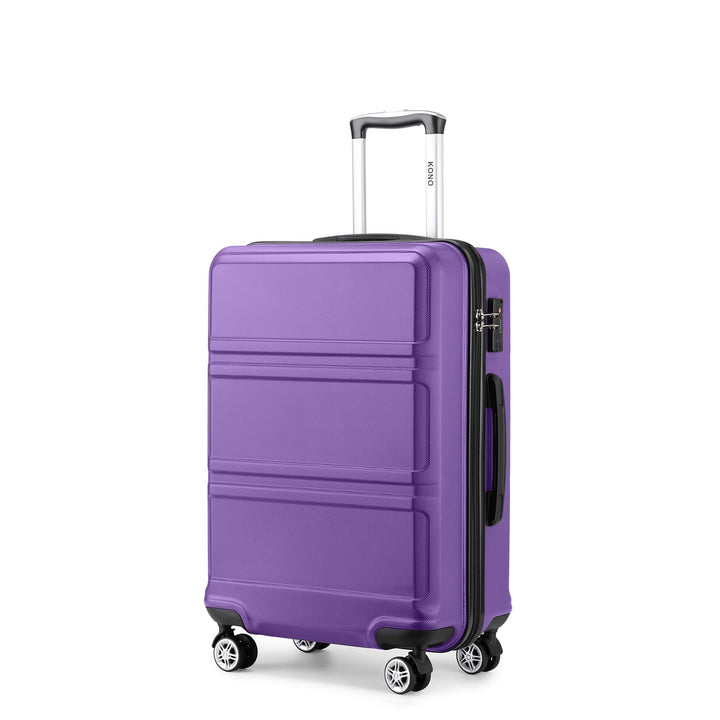 Kono Koffer Trolley Hartschale Handgepäck Zwillingsrollen Leichtgewicht ABS Kabinentrolley Reisekoff