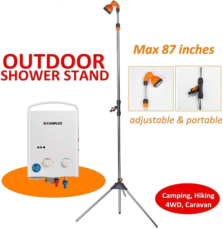 Camplux Tragbare Poolside Outdoor Gartendusche mit Stativ