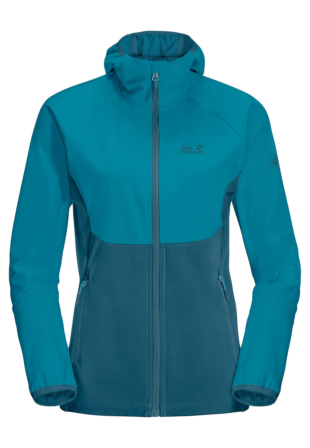 Jack Wolfskin Women's Go Hike Softshell W Softshell jacket S Blue Coral, S Blue Coral