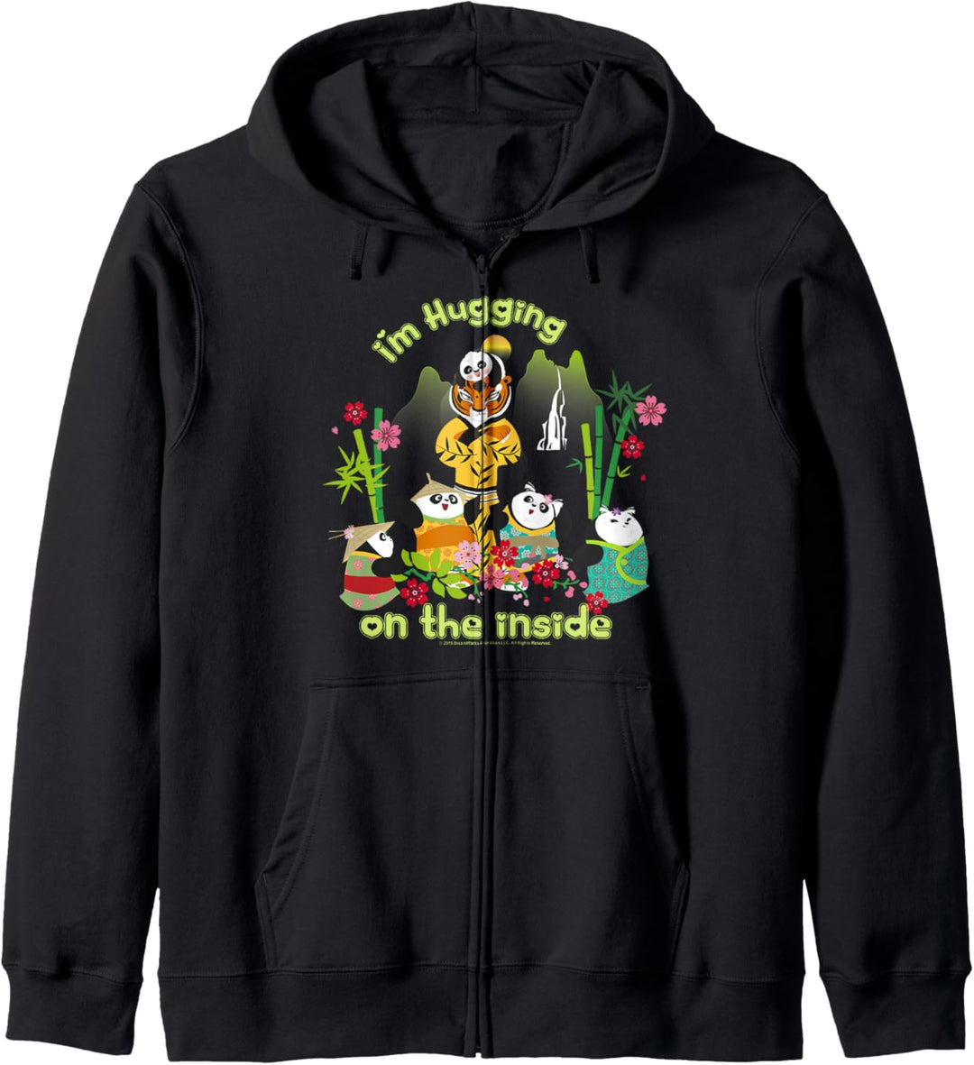 Kung Fu Panda Tigress I'm Hugging On The Inside Kapuzenjacke