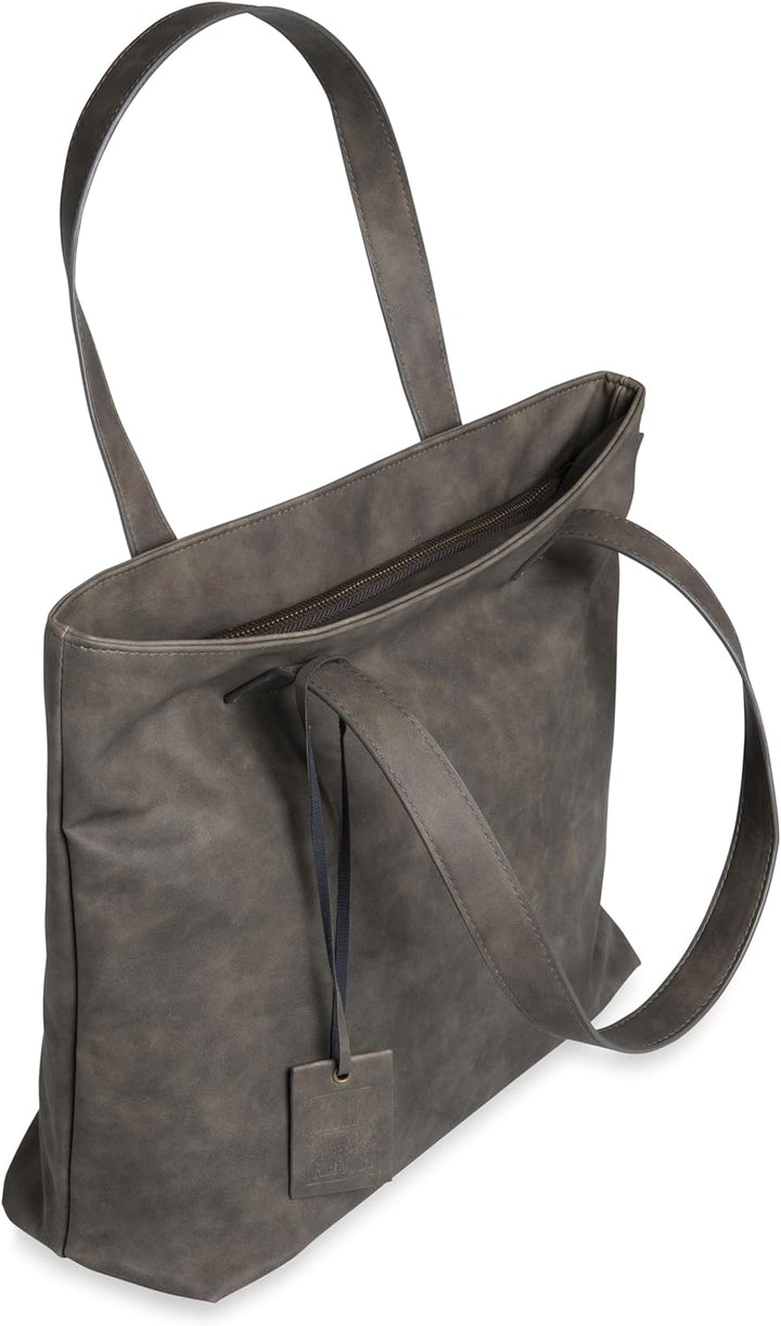 KNIT FACTORY - Sofia Handtasche - Stylische Damen Tasche - Mit Reissverschluss Verschliessbare Innen
