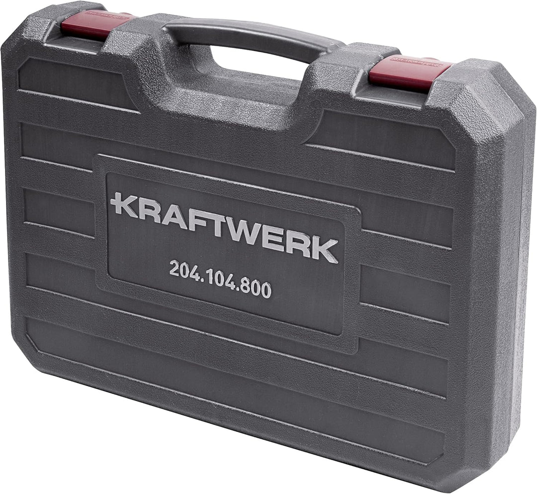 Kraftwerk Steckschlüssel-Satz; 1/4"+3/8"+1/2", 19 x 34 x 7.5 cm