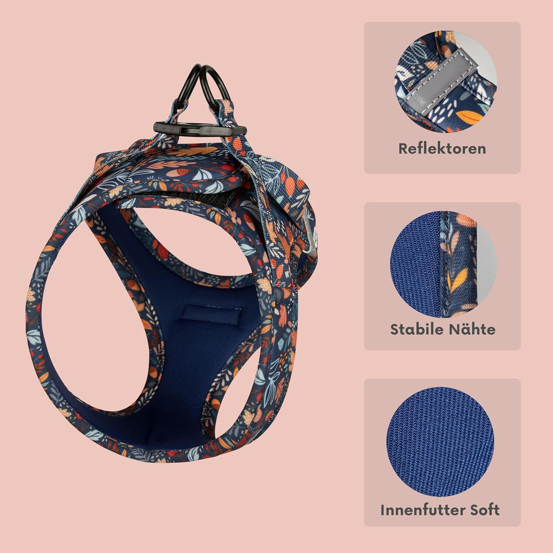 Hundegeschirr Step-In Neopren | Arizona Hotdogs Geschirr Fall in Love | XS Fall in Love XS, Fall in