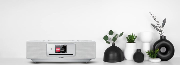 KENWOOD CR-ST700SCD-S - Smart Radio HiFi System mit WLAN, DAB+, Internetradio, CD/USB, Bluetooth Aud