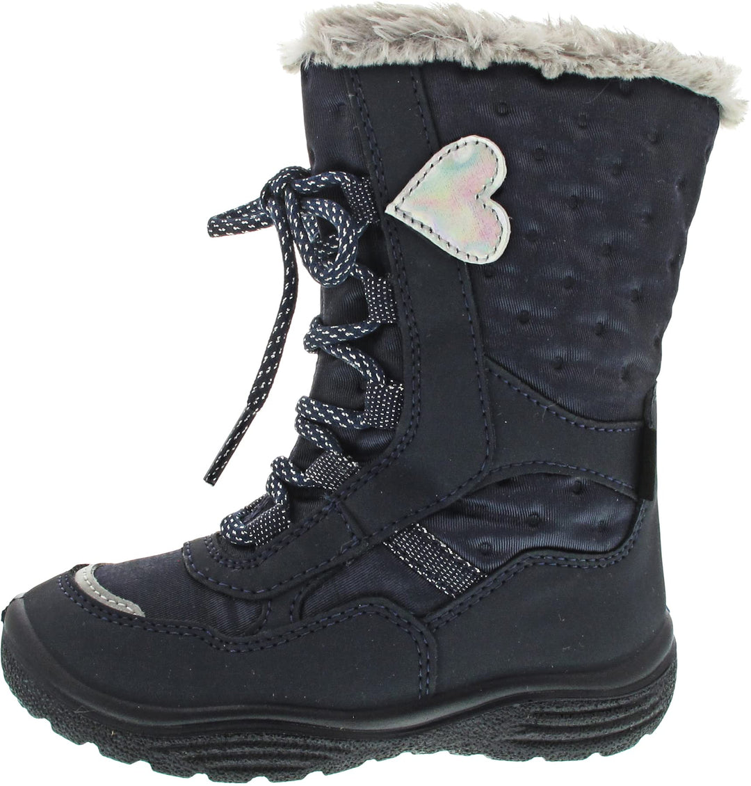 Superfit Mädchen Crystal Warm Gefütterte Gore-tex Schneestiefel 25 EU Blau 8000, 25 EU Blau 8000