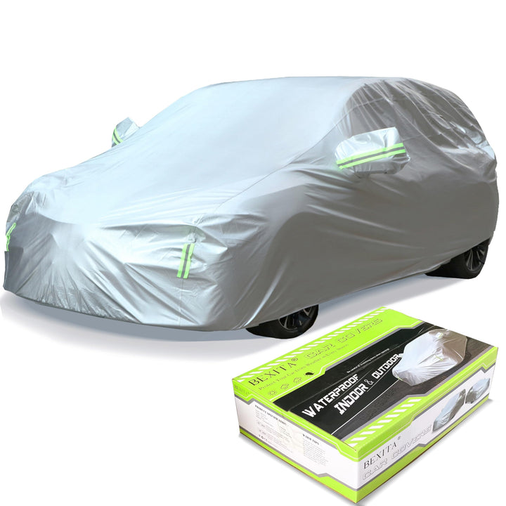 Autoabdeckung Vollgarage Abdeckplane Auto Garage Staubdicht Winddicht Schneedicht UV-Schutz Outdoor