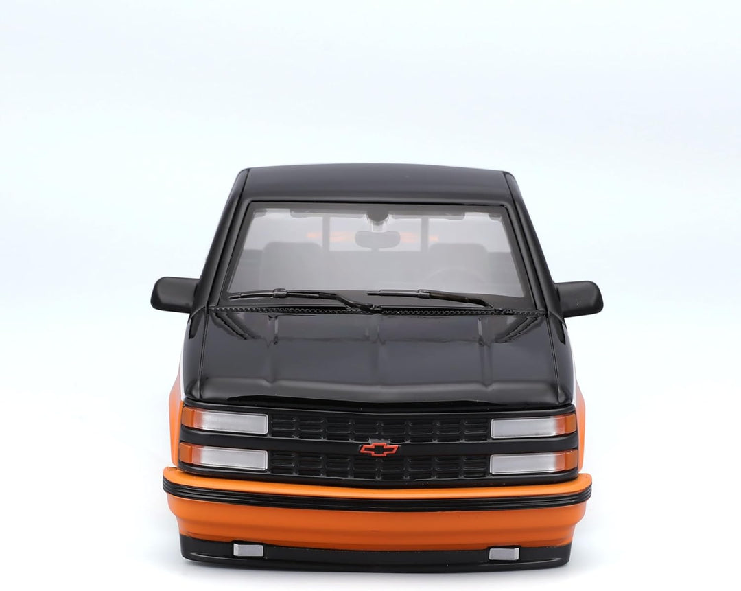 Maisto 1:24 Harley Davidson Custom 1993 Chevy Pick-up, Orange/Schwarz