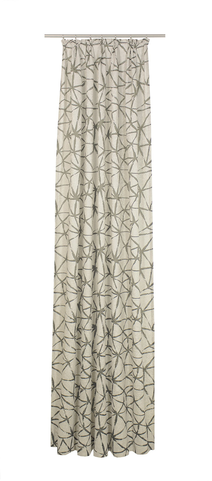 Wirth Fertigschal Lisburn mit Kräuselband, Polyester, Beige, 150 x 135 cm Beige 150 x 135 cm, Beige