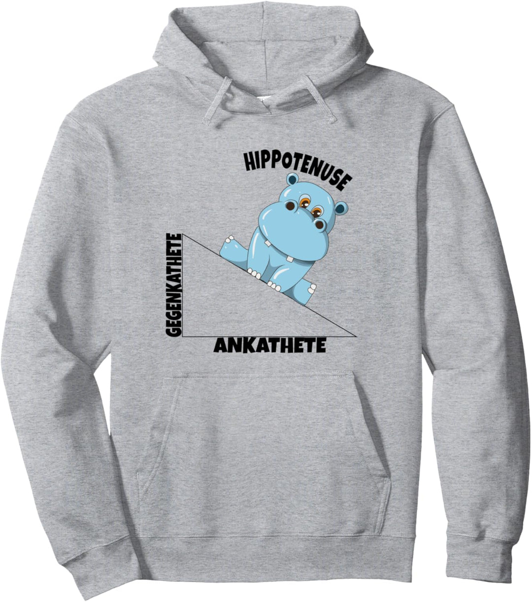Mathe Hippotenuse Winkelfunktion Hypotenuse Nilpferd Lehrer Pullover Hoodie