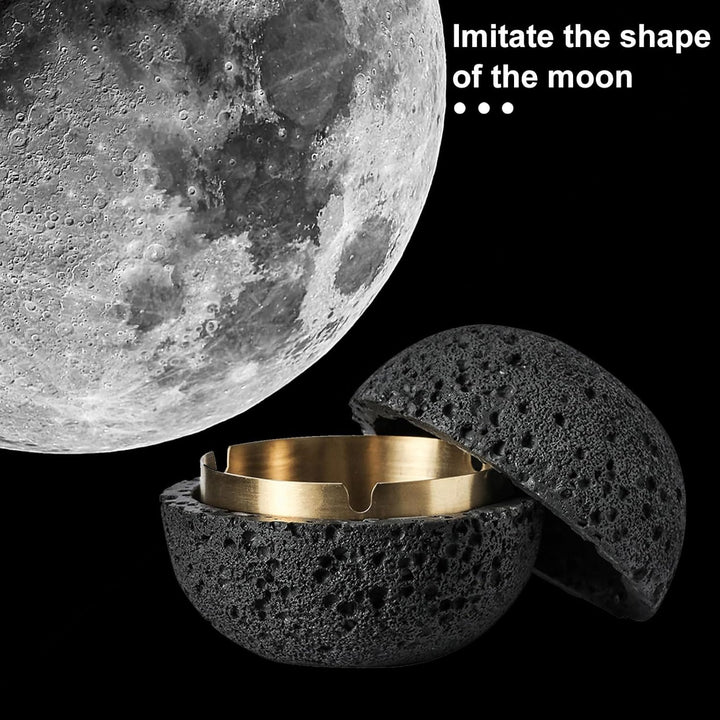 Mode-Mülleimer, Beton+Innenzylinder aus Metall Leicht zu Reinigen (Schwarz), Schwarz