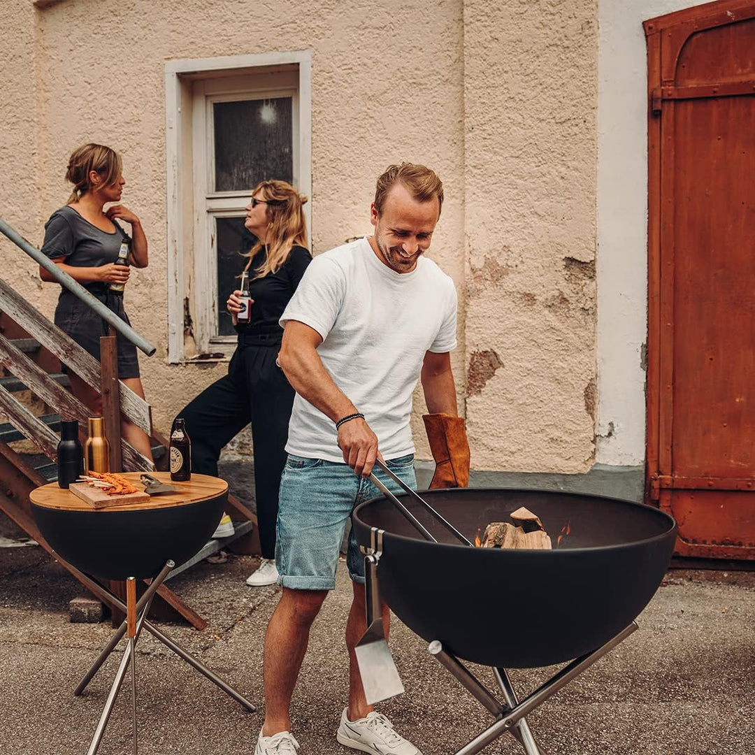 höfats - Feuerzange - Kaminbesteck zur sicheren Handhabung von Brennholz - auch als Grillzange verwe
