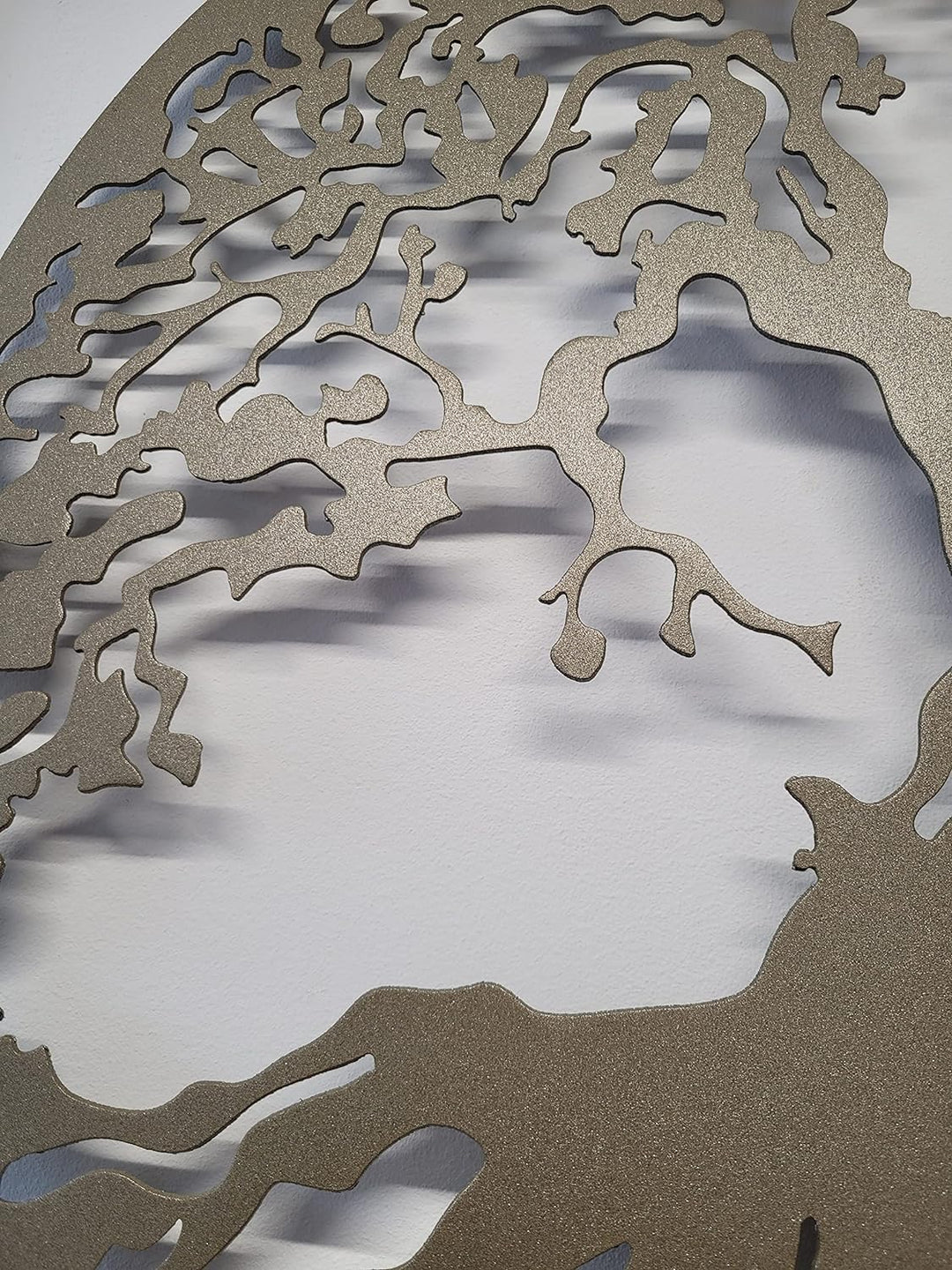 MetalArtWallDecor Baum des Lebens Wanddekoration, Metall, 60 cm, bronzefarben