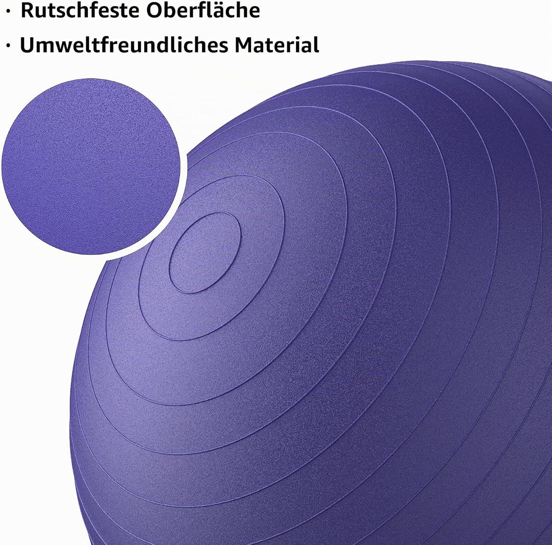 PROIRON Gymnastikball Pezziball Sitzball Trainingsball Fitnessball &amp; Balance für Core-Training mit P