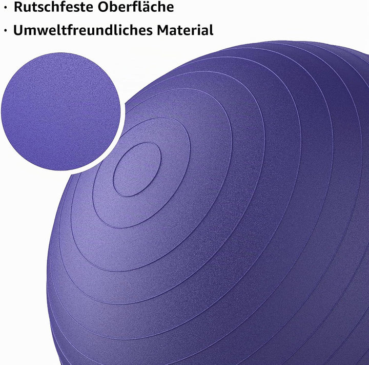 PROIRON Gymnastikball Pezziball Sitzball Trainingsball Fitnessball &amp; Balance für Core-Training mit P