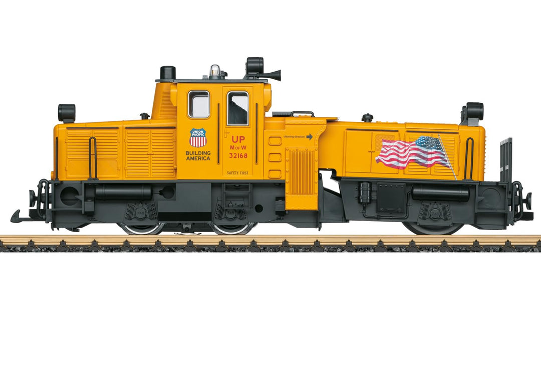 LGB – 21672 Schienenreinigungslok – Reinigung während der Fahrt – leistungsstark – USA Design – Gart