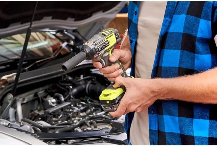 RYOBI 18 V ONE+ Brushless Akku-Schlagschrauber R18IW7-0 (Leerlaufdrehzahl 0-3000 min⁻¹, Schlagzahl 0