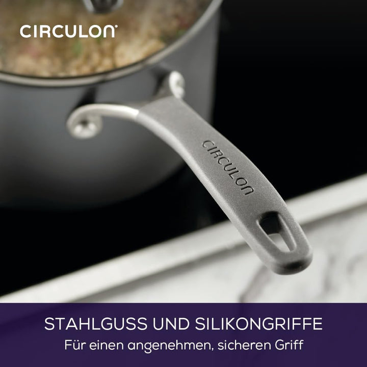 Circulon Scratch Defense Saucentopf-Set - Induktions-Saucenpfannen-Set mit Antihaftbeschichtung und