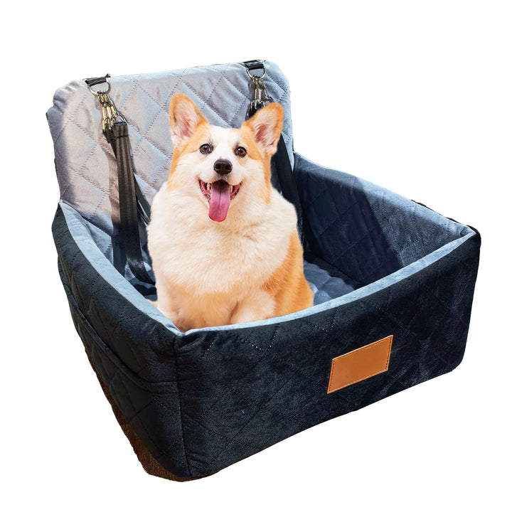 Hunde Autositz Für Mittlere Hunde,Hundesitz Auto Rückbank,Waschbares Hundebett Auto Rückbank Mit Dic