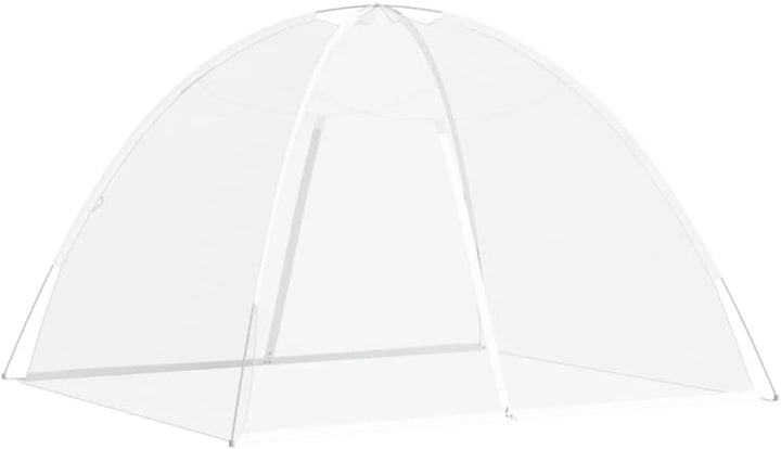 vidaXL Moskito-Netzzelt Mongolisch 220 Mesh Weiss 200x180x135 cm, Moskito Netz, faltbares Moskitonet