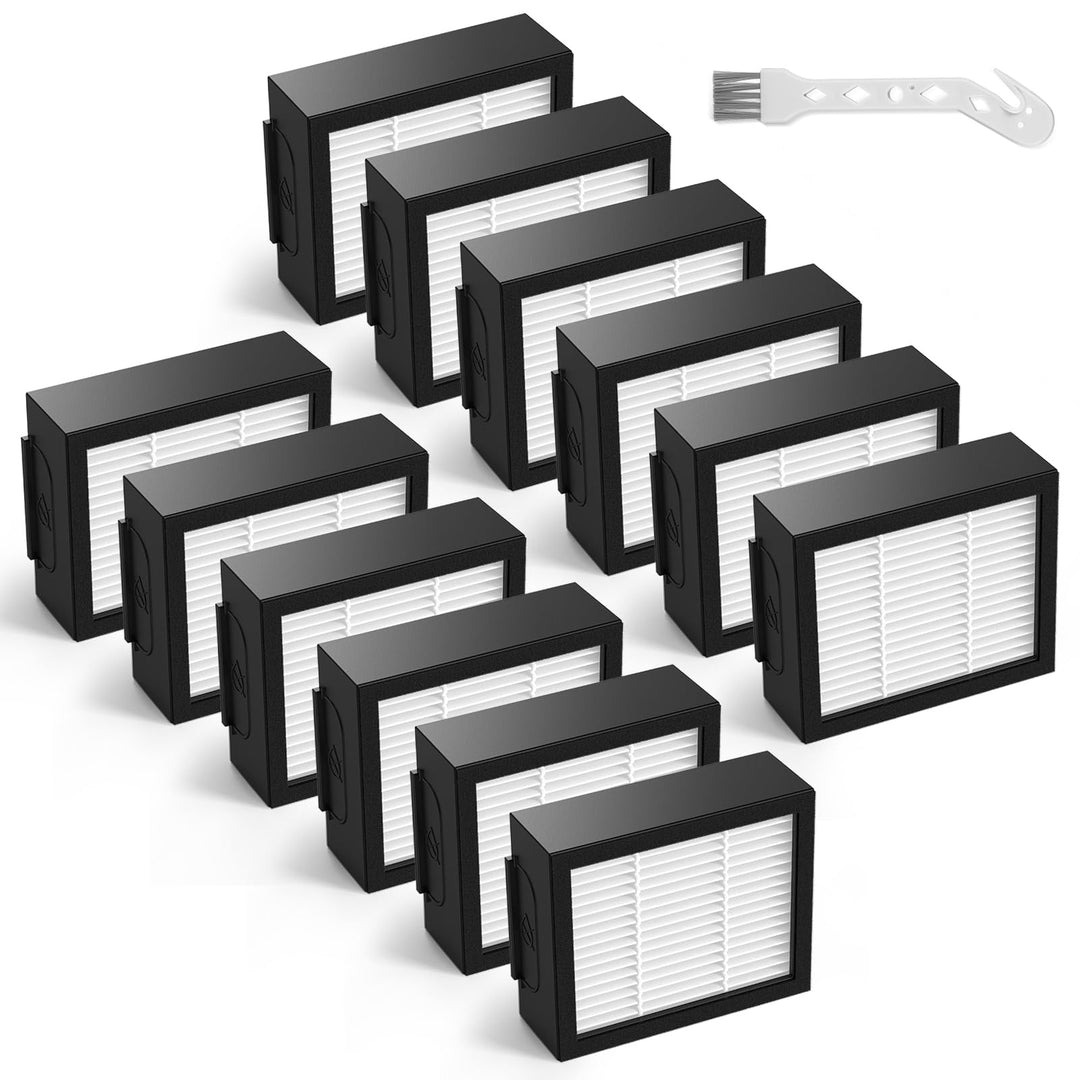 12pcs Ersatzfilter für iRobot Roomba e, i und j Serie i7 i7+ j7 j7+/Plus i3 i3+ i4 i4+ i6 i6+ i8 i8+