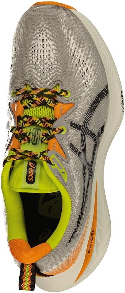 ASICS Herren Gel-Cumulus 46 EU Grau, 46 EU Nature Bathing Neon Lime