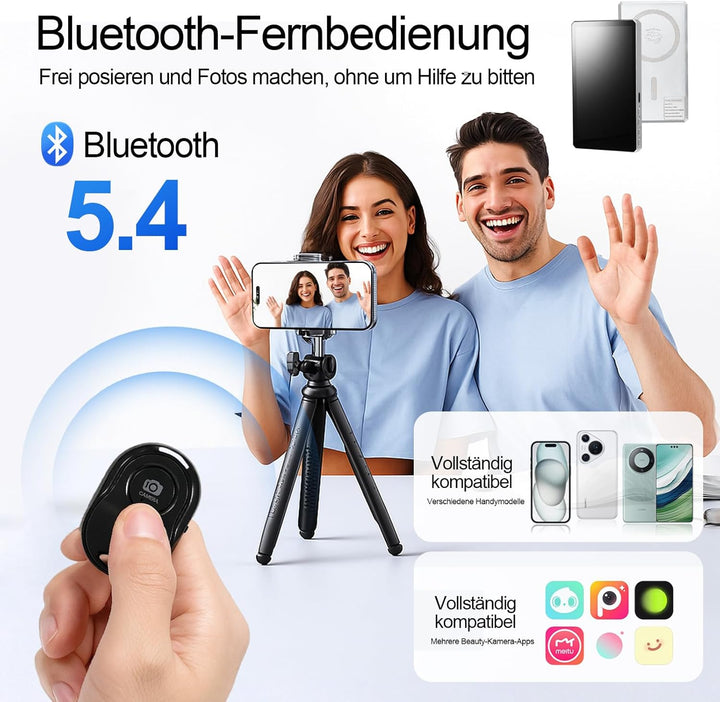 Magnetischer Selfie Monitor, Vlog Selfie Monitor Screen für iPhone Und Android, 4.5 Zoll, Kabellose
