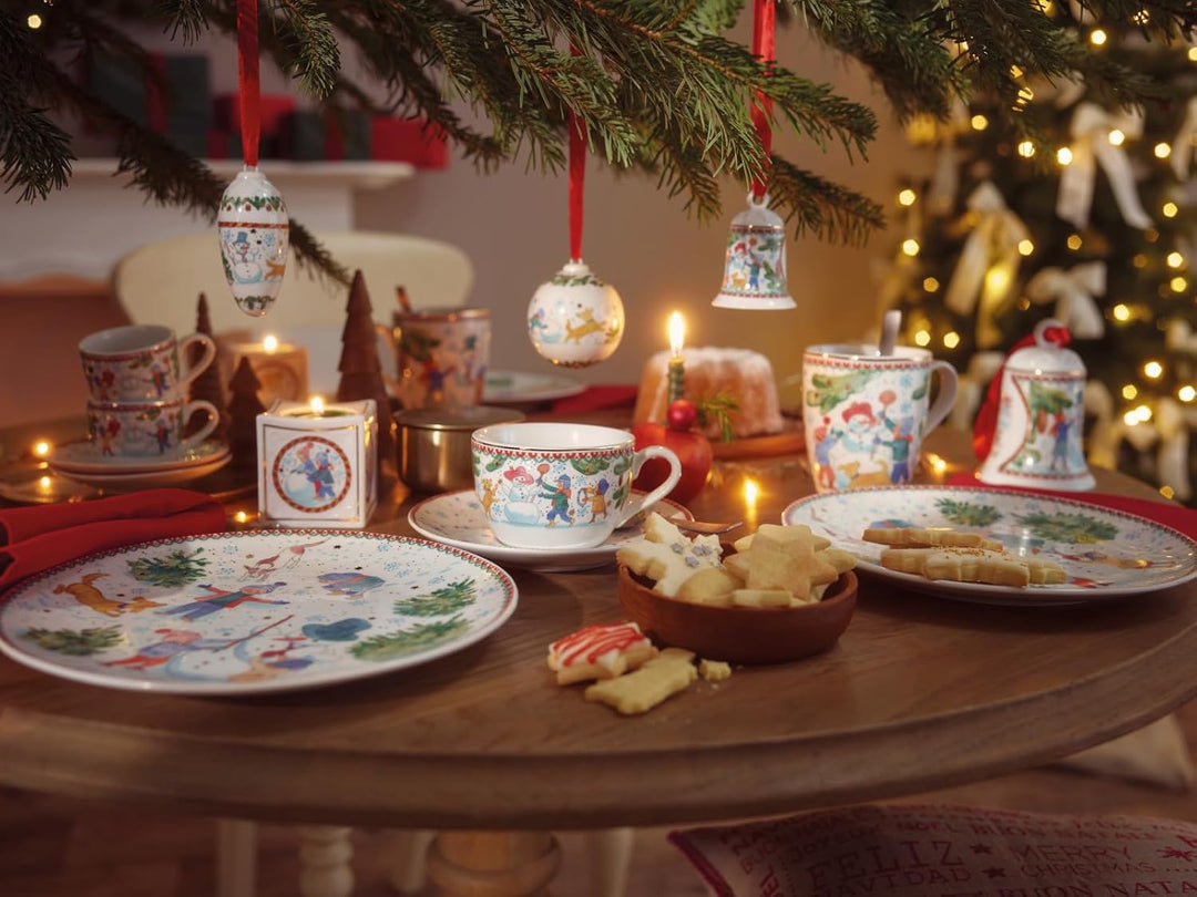 Hutschenreuther Weihnachten Sammelkollektion 2025 Porzellanglocke Weihnachtsspiele Weihnachtsglocke,