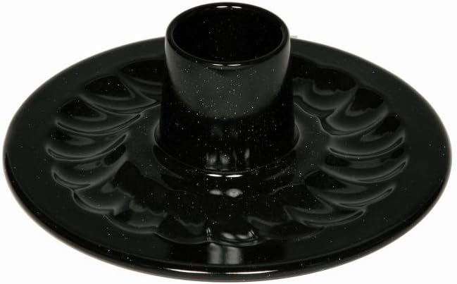 Riess, 0487-022, Rohrboden 26cm PROFIBÄCKER, CLASSIC- BACKFORMEN, Durchmesser 26 cm, Emaille, schwar