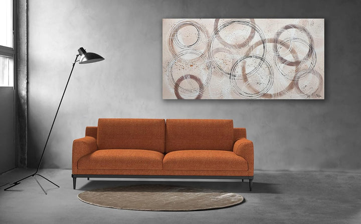 Monica Mirafiori I 100% HANDGEMALT I Gemälde Concept I 100x50cm | Gemälde Handgemalt | Acrylgemälde
