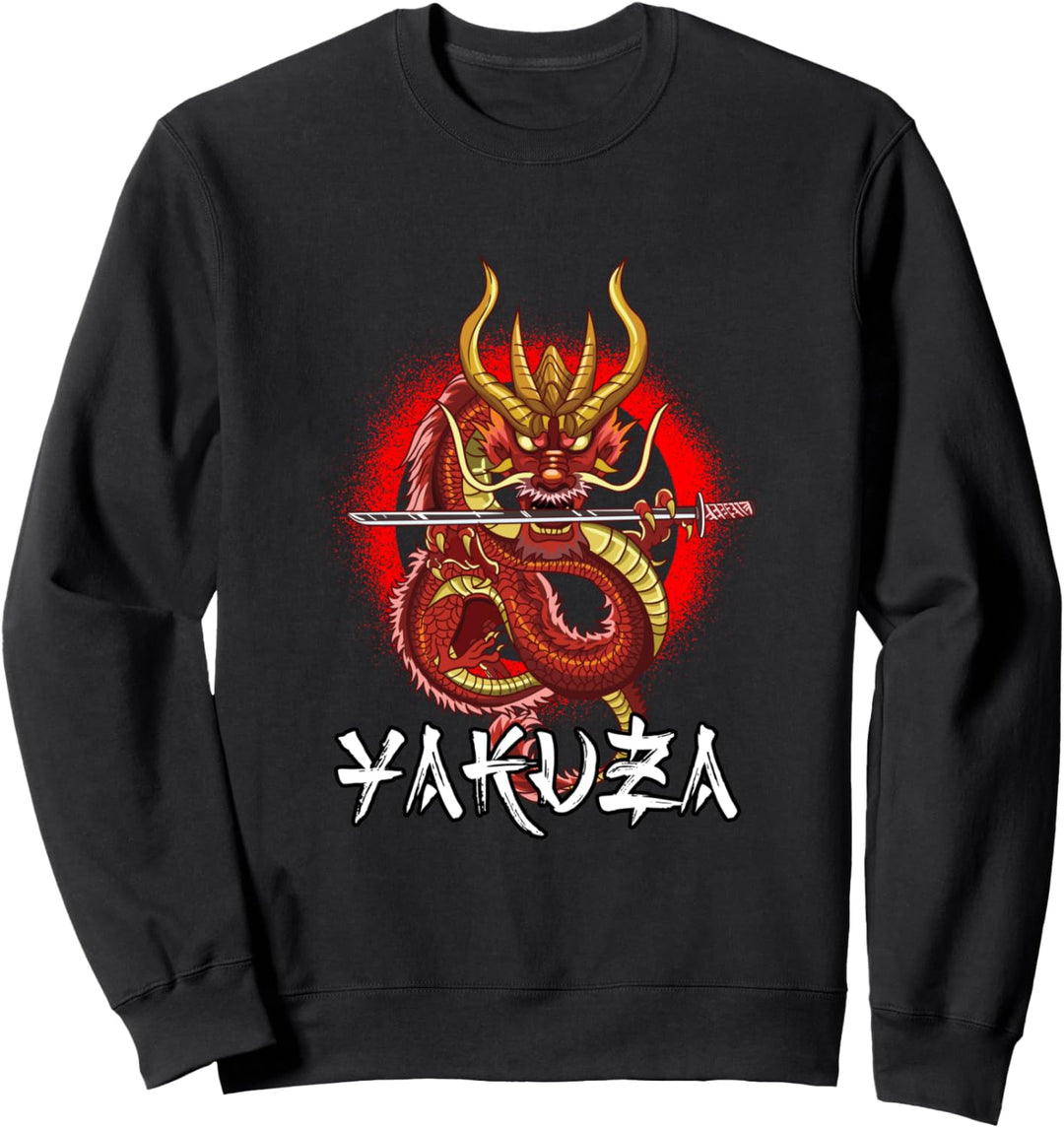 Yakuza Drache Japanisches Mafia Crime Syndicate Gruppe Gang Geschenk Sweatshirt