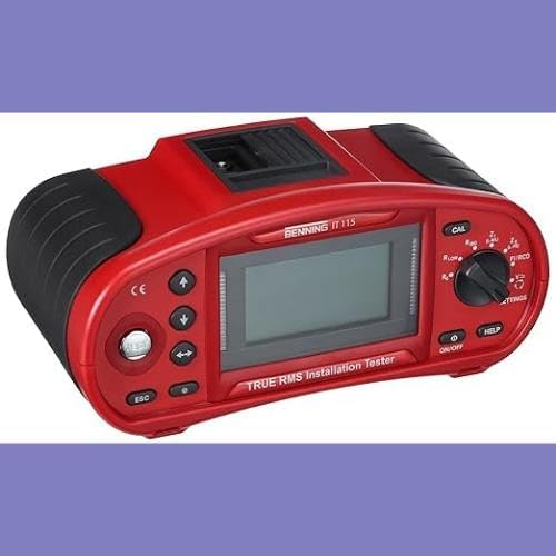 Benning IT 115. True RMS Installationsprüfgerät (zur Prüfung elektrischer Anlagen, Grafikdisplay, in