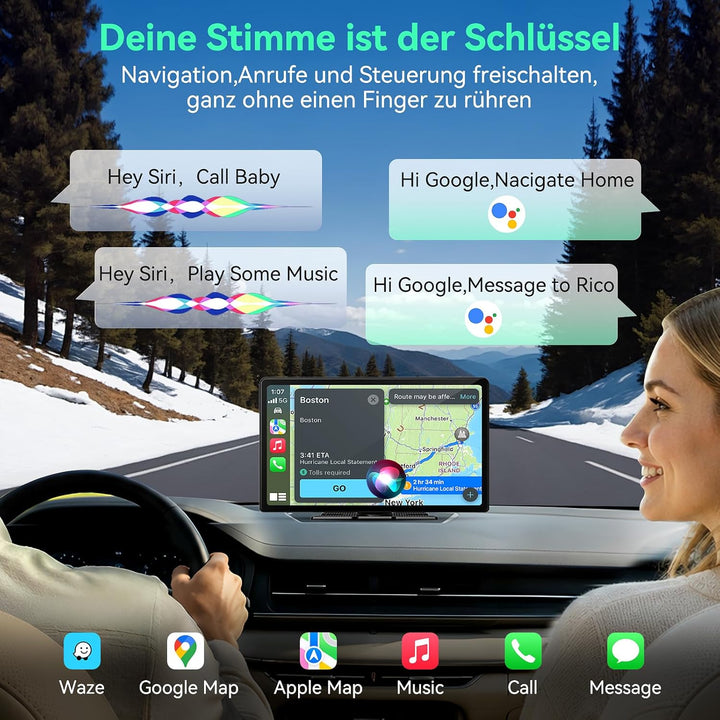 Carplay Display FüR Car Play und Android Auto,11.3 Zoll Touchscreen Android Auto Display Bildschirm