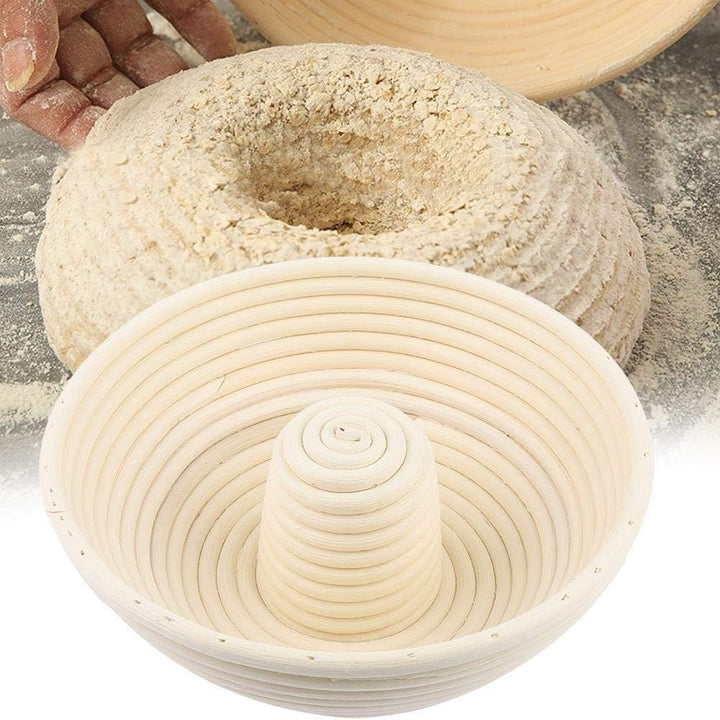 Brot Teig Korb Rund Gärkörbchen Brotform Natürlicher Rattan Peddigrohrkorb Brotkorb Proof Korb Ø 29