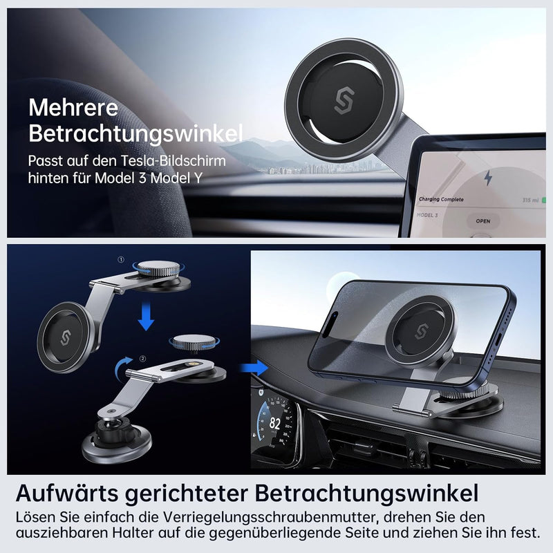 SYNCWIRE Handyhalterung Auto für MagSafe Autohalterung Magnetische Handyhalter Auto Kompatibel mit A