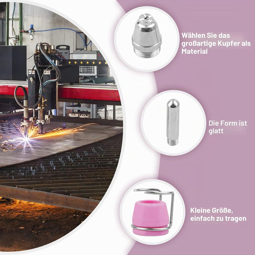 26 Stück WSD-60P P60 Plasmaschneider Zubehör Plasmaschneider Ersatzteile Parkside, SWAWIS Plasma Ers