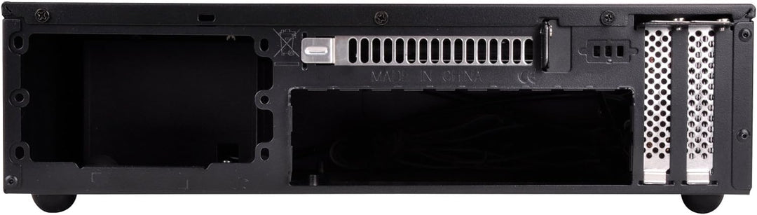 SilverStone SST-ML09B - Milo Mini-ITX kompaktes HTPC Desktop Gehäuse, schwarz, SST-ML09B