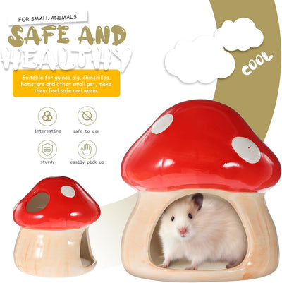 Mipcase Hamster Nest Aus Keramik Chinchilla- Hamster Verstecken Hamsternest Für Meerschweinchen Hams