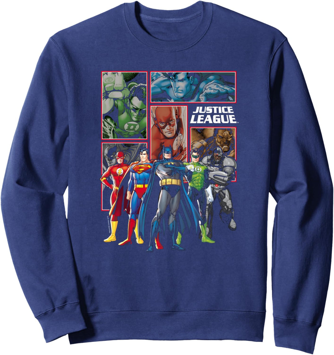 Justice League New JLA Panels Sweatshirt