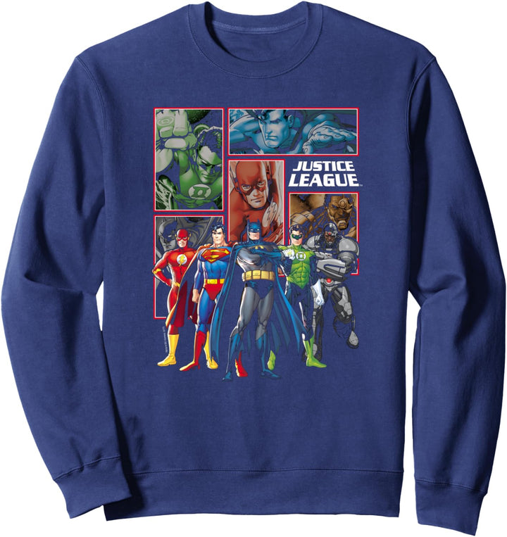 Justice League New JLA Panels Sweatshirt