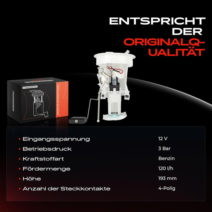 Kraftstoffpumpe Benzinpumpe für 3er E36 316i 318i 320i 325i 1992-1995 16141182842