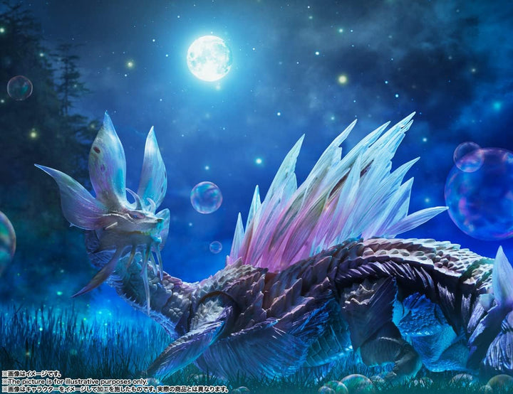 TAMASHII NATIONS - Monster Hunter: Rise - Mizutsune, Bandai Spirits S.H.MonsterArts Translucent, Tra