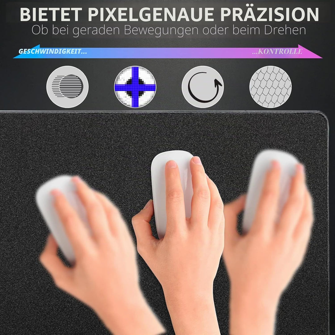 X-Raypad Aqua Control 2 AC2 Solid Gaming-Mauspad, Ultra-Hochpräzisions-Mauspad mit Perfekter Geschwi