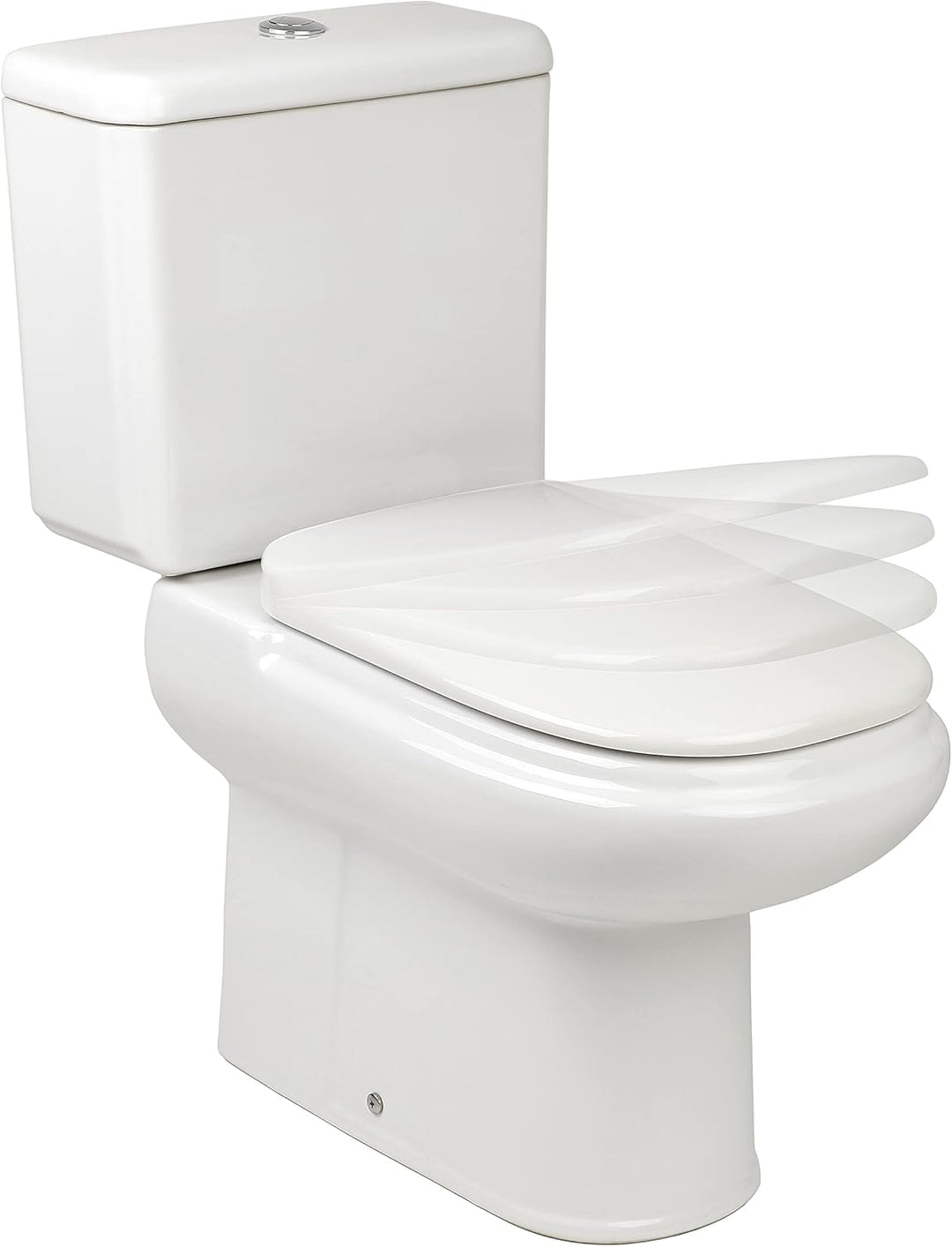 TATAY Toilettendeckel Duroplast kompatibel mit Dama Retro | Absenkautomatik | Schnellverschluss & le